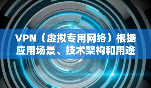 VPN（虚拟专用网络）根据应用场景、技术架构和用途的不同，可分为以下几大类别